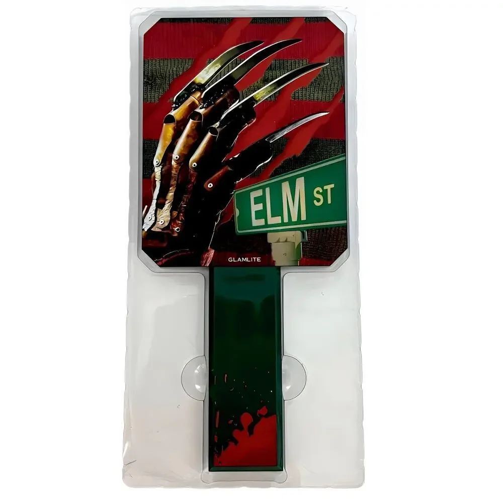 Glamlite Nightmare On Elm Street Freddy Krueger Horror Makeup Hand Mirror Rare